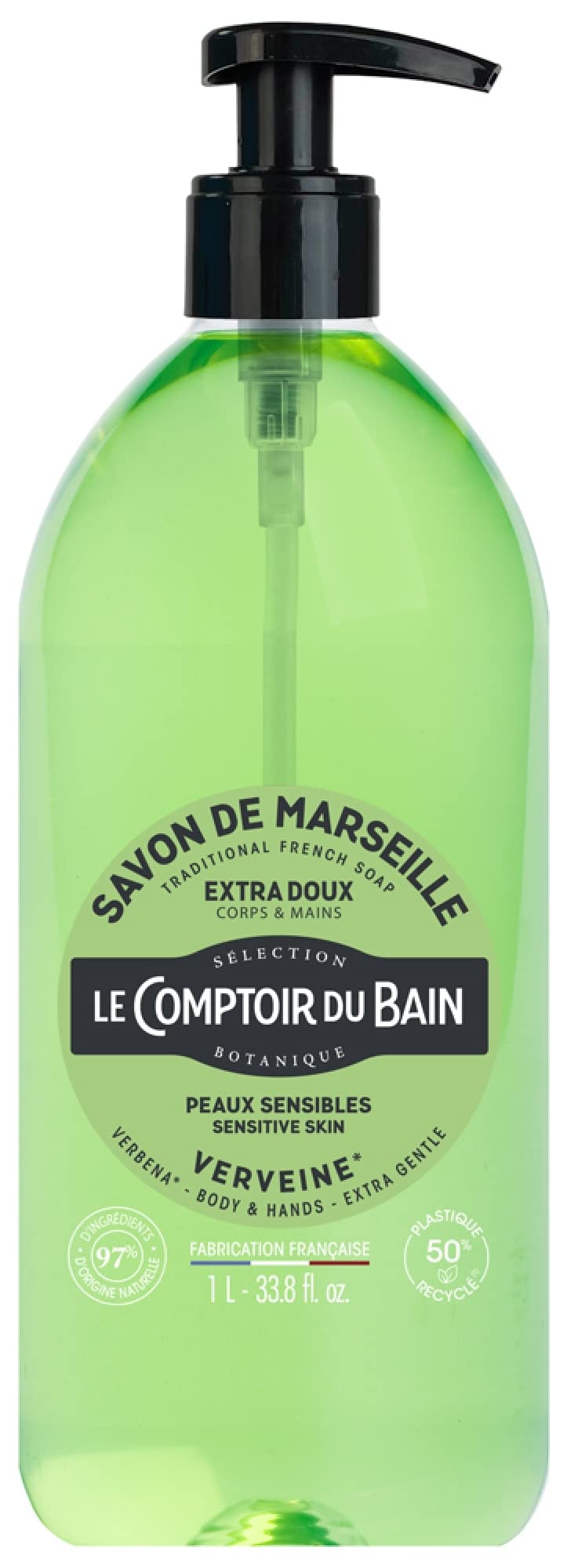 Le Comptoir du Bain Marseille Soap Verbena 1 L
