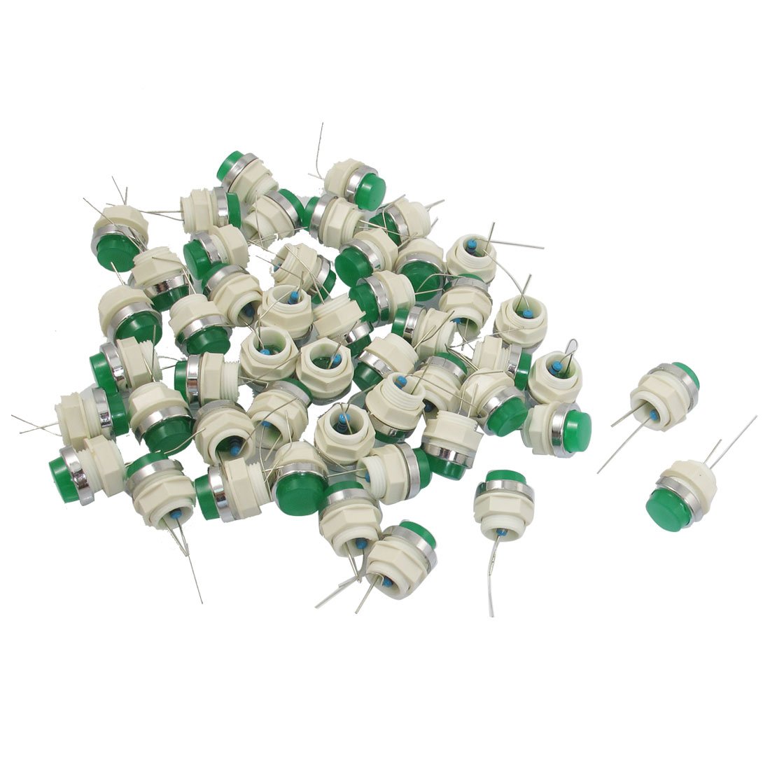 DCsuitablevoltageV Flat LED Signal Indicator Pilot Lamp 12mm 50 Pcs Green Light (SN: 80a cc9 8a4 64a 773)-image-46