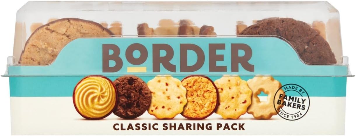 Border SHARING BOX Biscuits 4 x 400g Pack