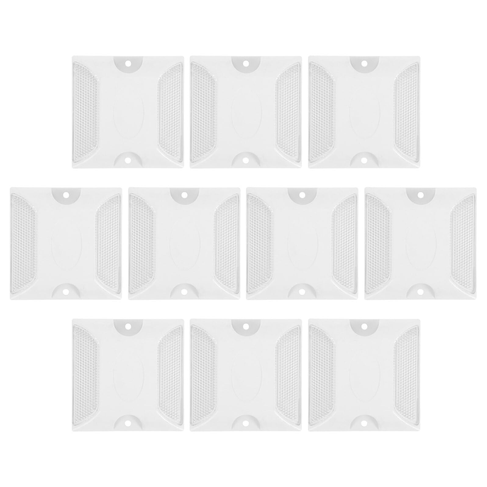 3 series Marcadores De Seguridad Para Pavimento Reflectores De Cruce De Peatones Reflectores De Tachas Para Carreteras Para Entradas De 10 piezas x 3