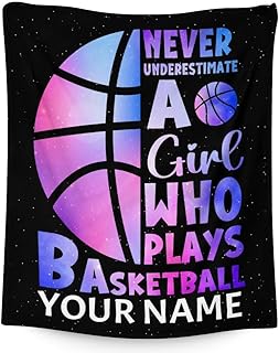 Personalized Basketball Blanket Gifts with Name - 40