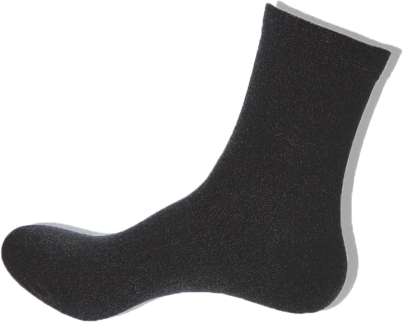 Grounding Socks, Conductive Silver Fiber Crew Socks for Women Men, Earth Connected Socks for Grounding Mat, Sheets, Shoes