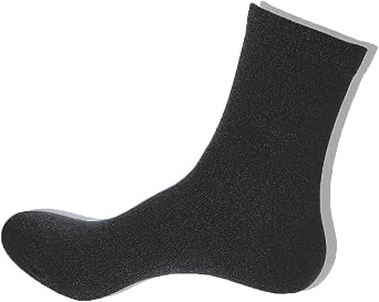 Grounding Socks, Conductive Silver Fiber Crew Socks - Earth Connected Socks for Grounding Mat, Sheets, Shoes