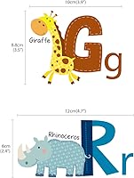 Vista 6 de DECOWALL DS4-8002 - Calcomanías de pared para niños, calcomanías de pared extraíbles para niños, guardería, dormitorio, sala de estar, decoración