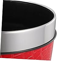 Vista 9 de Lidless - Cubo de basura retro multiusos para uso doméstico, para oficina, dormitorio y baño, compatible con bolsas de basura estándar