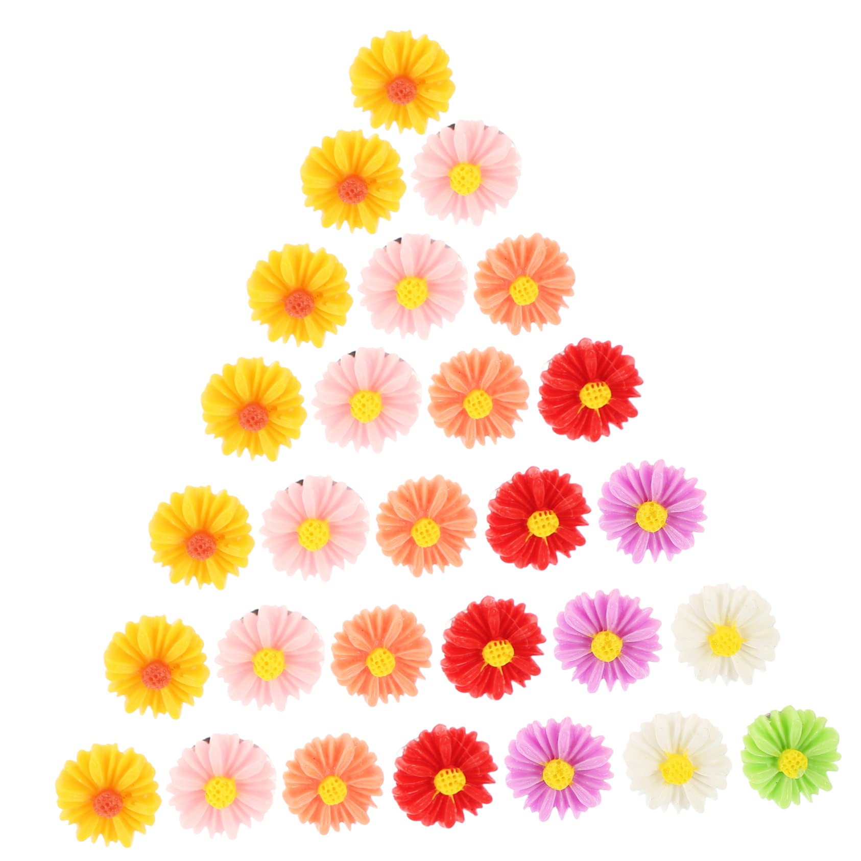 Operitacx 180stücke Bunte Daisy Pushpins Kreative Daumenstecker Für Pinnwände Für Kunst Und Handwerk Leicht Und Praktisch Für Geografieunterricht Und Fotoanzeigen