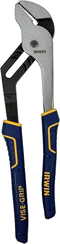 IRWIN Tools VISE-GRIP Plier, Groove Joint, Straight Jaw, 12-Inch (4935322)