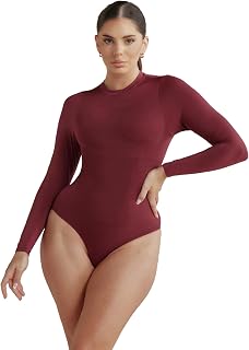 Pinsy Shapewear Long Sleeve Crew Neck Butter Sculpt® Seamless Shapewear Bodysuit