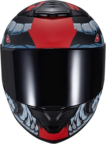 Miniatura 9 de Cascos de Motocicleta de Cara Completa WS-611 Casco de Moto de Calle para Adultos Hombres Mujeres Aprobado por DOT