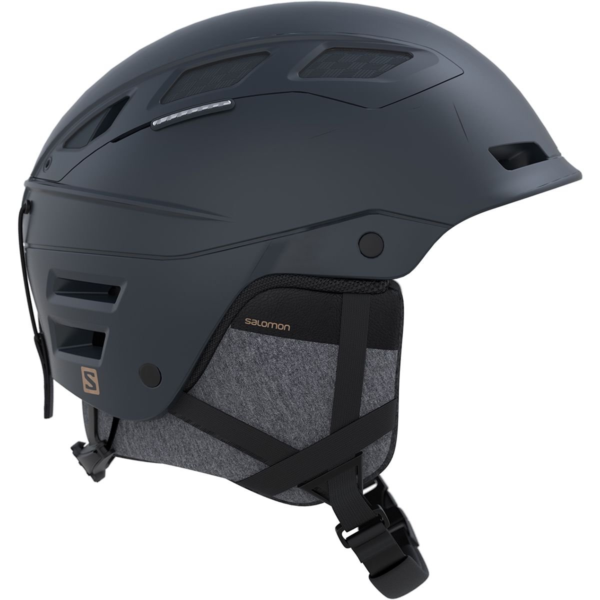 Salomon Męski kask narciarski i snowboardowy QST Charge, wewnętrzna pianka EPS 4D, obwód głowy 59-62 cm, niebieski (ombre Blue), rozmiar L, L39918500