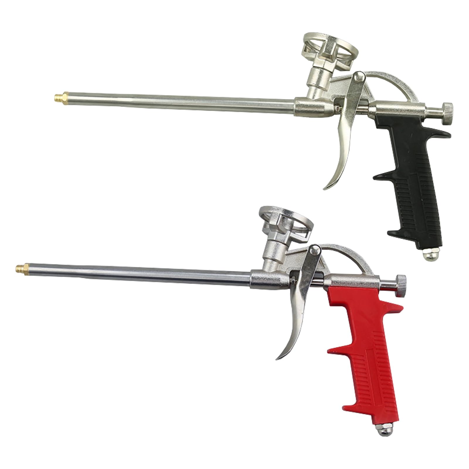 2pcs Foam Gun Expanding Foaming Guns Spray Foam Gun PU Foaming Gun Insulating Applicator Professional Foam Filler Tools Heavy Duty PU Foaming for Caulking Filling Sealing Windows DIY Projects