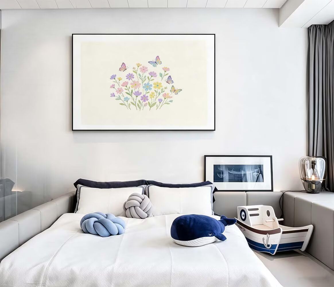 Flower zestaw 2 sztuk diamentowych obrazów 5D dla dorosłych, 110 x 80 cm, L