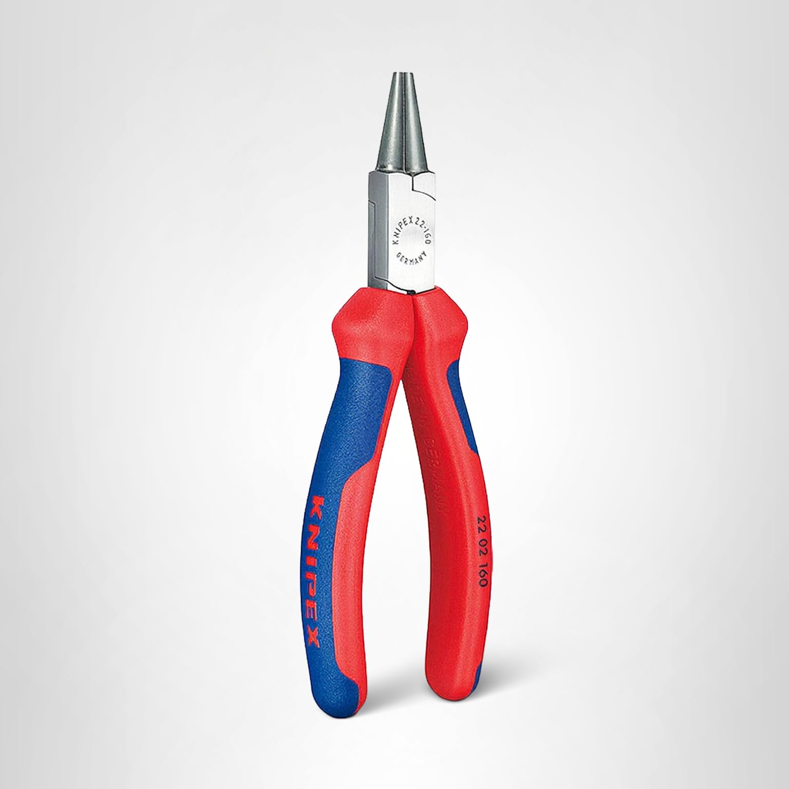 KNIPEX 22 02 160 Round Nose Pliers, Comfort Grip Handles 6.25-Inch