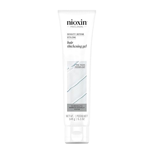 Nioxin Gel espesante, fuerte sujeción y textura para cabello fino, 5.13 onzas
