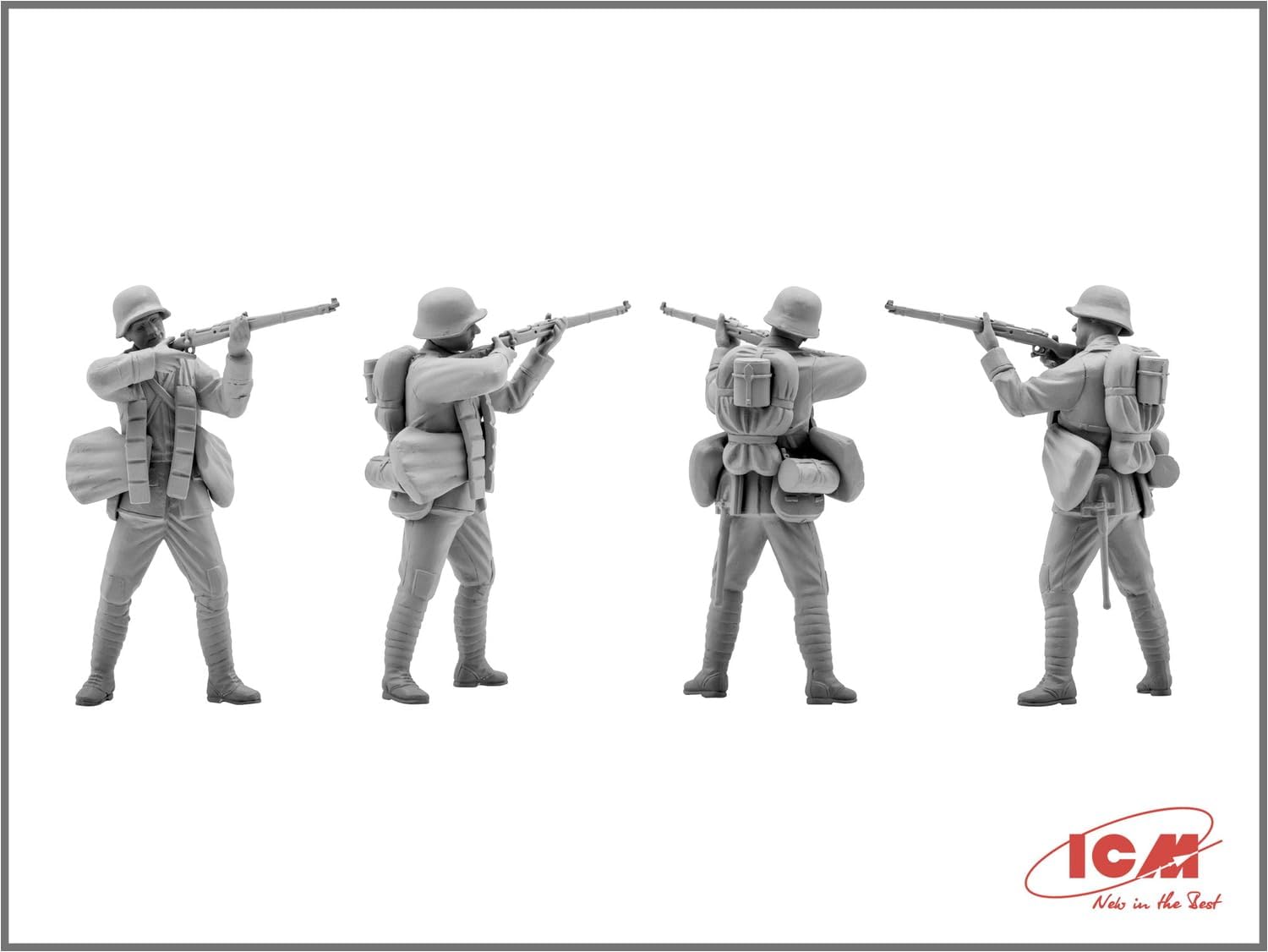 ICM Models German Assault Troops 1917-1918 Building Kit