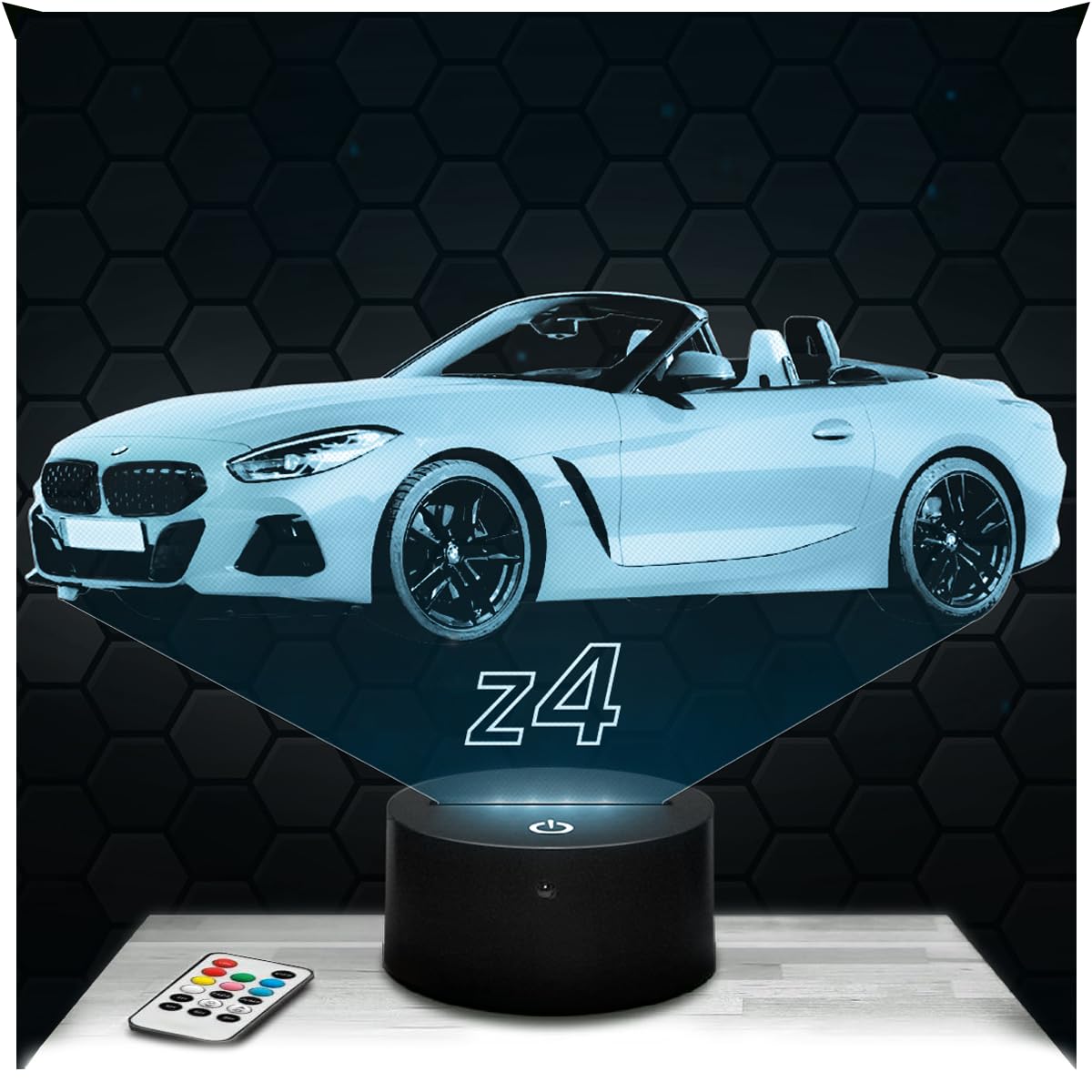 Lampephoto.fr - Car BM Z4 Supercar Tuning 3D Lamp Decoration, Gift Idea, Car BM Z4 Adult Night Light Room Decor, Original Christmas, Gift Idea, Led Bedside, Merchandising