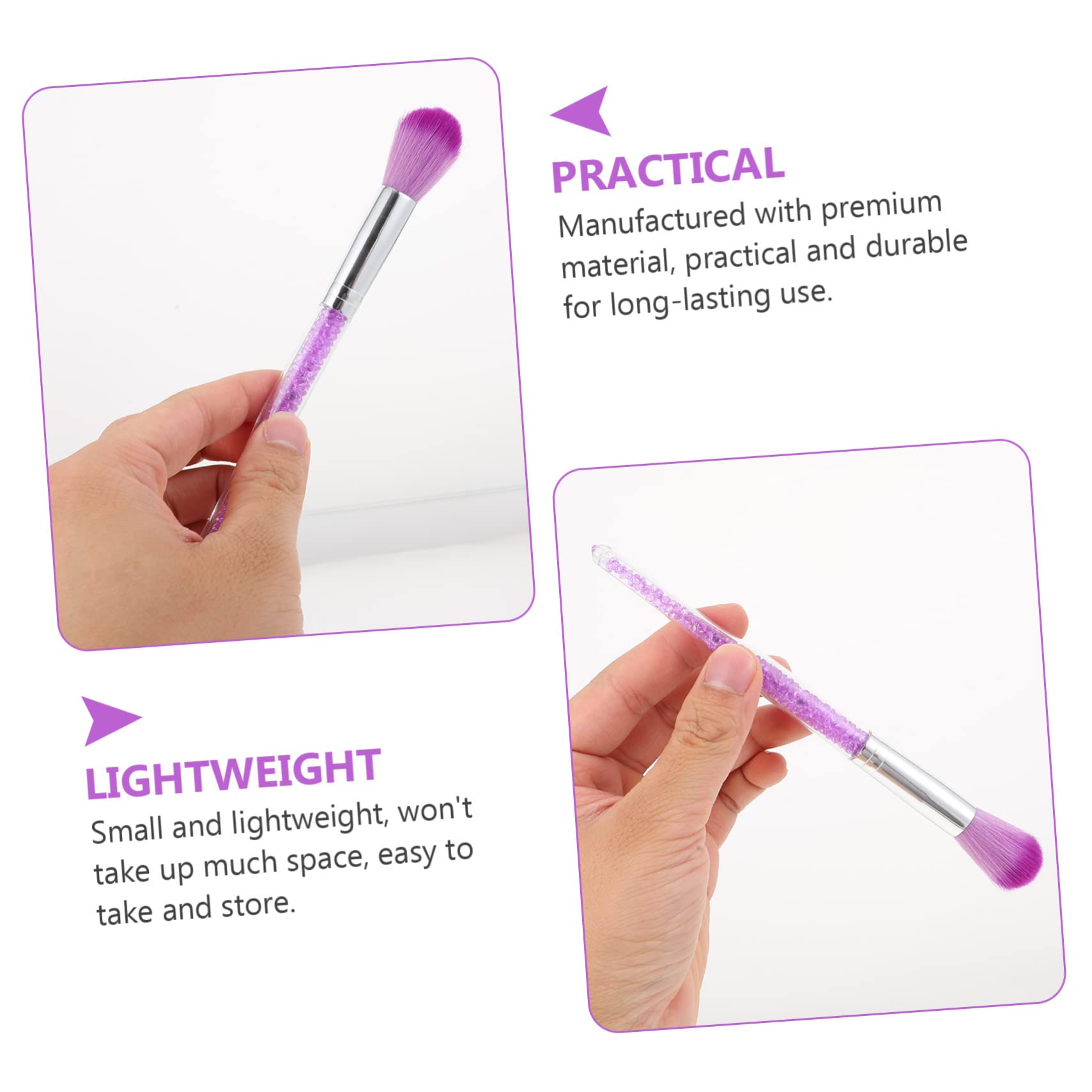 FRCOLOR 14 Pz spazzola per la pulizia delle completo di strass strumento per manicure creativo pennelli pennelli per detergente per spazzolino per le