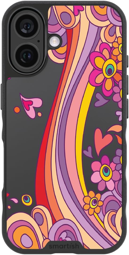 Smartish - Groovy Baby - iPhone 16 MagSafe Case - Gripmunk [Lightweight + Protective] Thin Cover - Fits iPhone 16