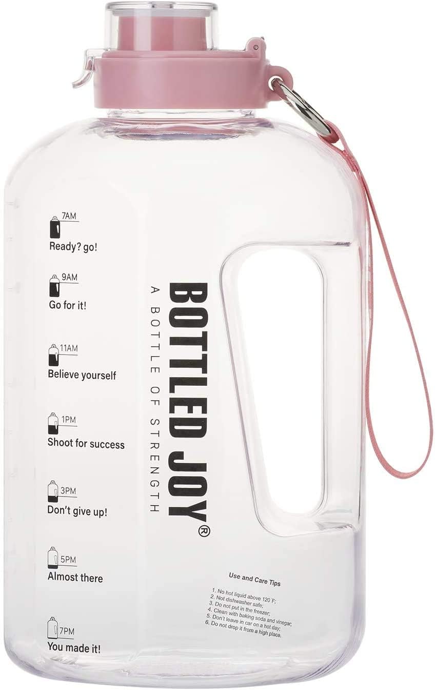 BOTTLED JOY 1 Gallon Water Bottle, BPA Free Large Water