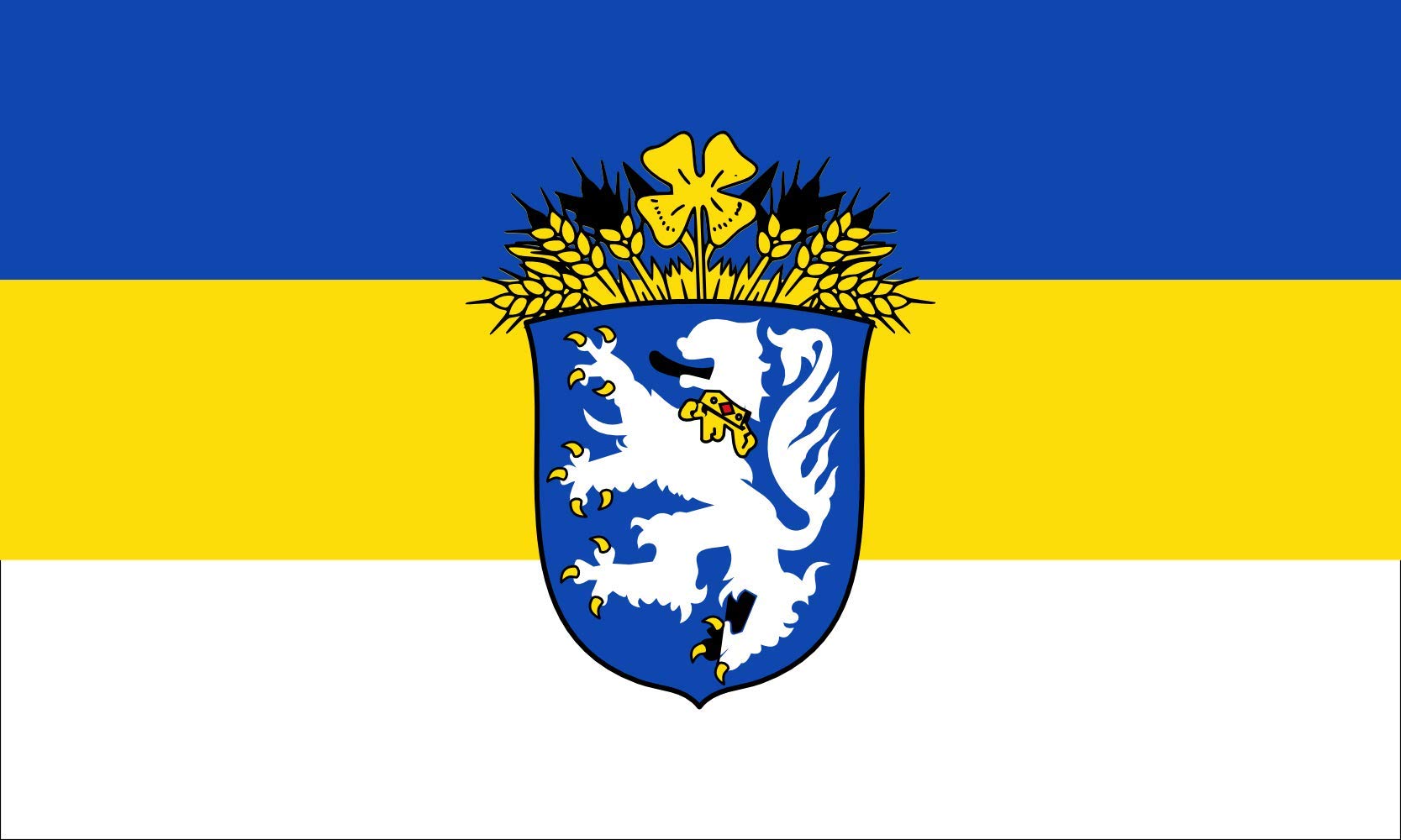 Drapeau Landkreis Leer grand modèle anti-déchirure qui ne décolore pas au soleil