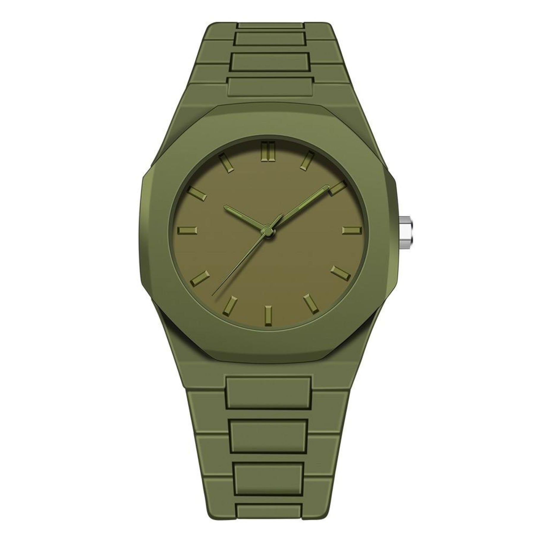 ON TIME OCTUS Ultra Light Polycarbonate Unisex Wrist Watch, Green