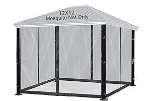 Mosquito Netting for Canopy, 12x14 Replacement 12x14 Netting
