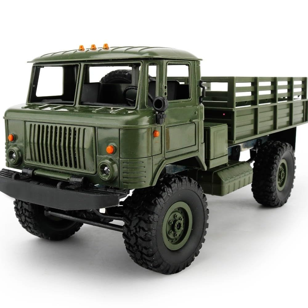 Idea S® 18139 B24 militare Truck 4 WD 2.4 GHz R/C RC telecomandato Laster, Serbatoio, catena veicolo, Monster Crawler camion 1: 16, nuovo