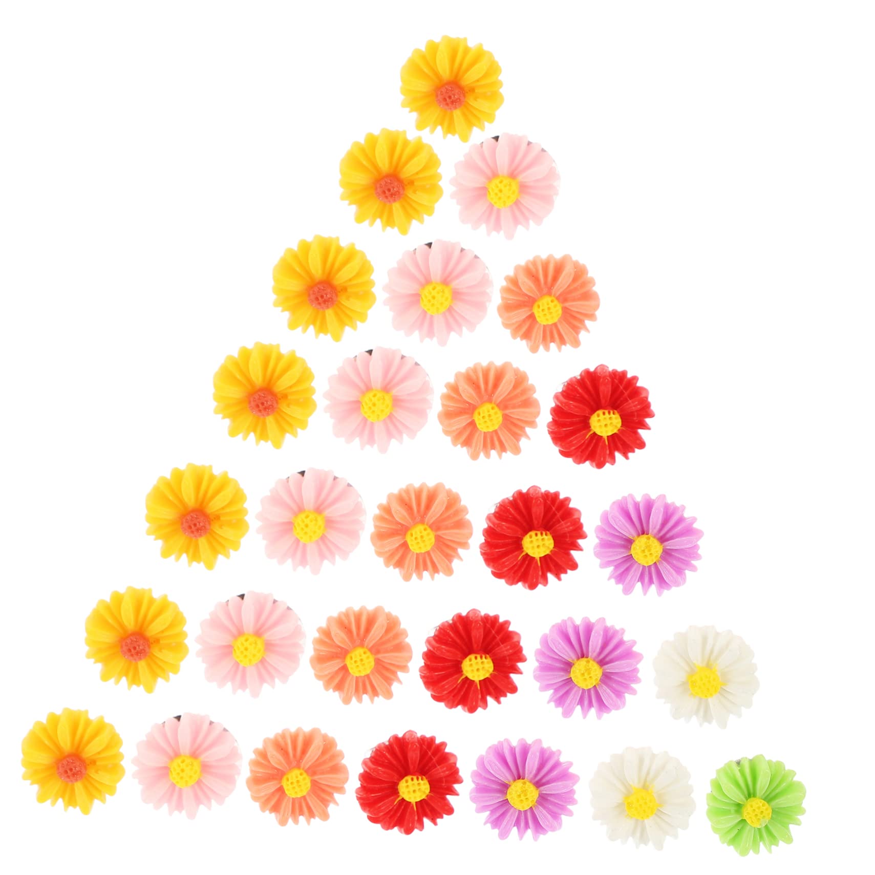 180stücke Daisy-förmige Pushpins Bunte Kreative Daumenstecker Für Korktafeln Bastelprojekte Und Notizen Einfach Zu Verwenden Langlebigem Material Gefertigt
