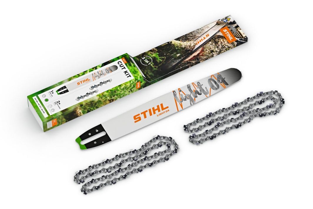 STIHL Cut Kit 11 – Barra Light 04 da 40 cm + 2 Catene 0.325" Micro 3 Pro – Kit Ricambio per Motoseghe MS 261, MS 271 e MS 291