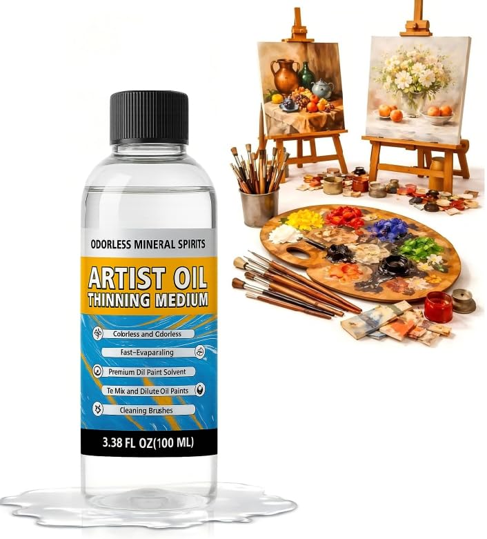 Odorless Paint Thinner for Oil Painting Supplies