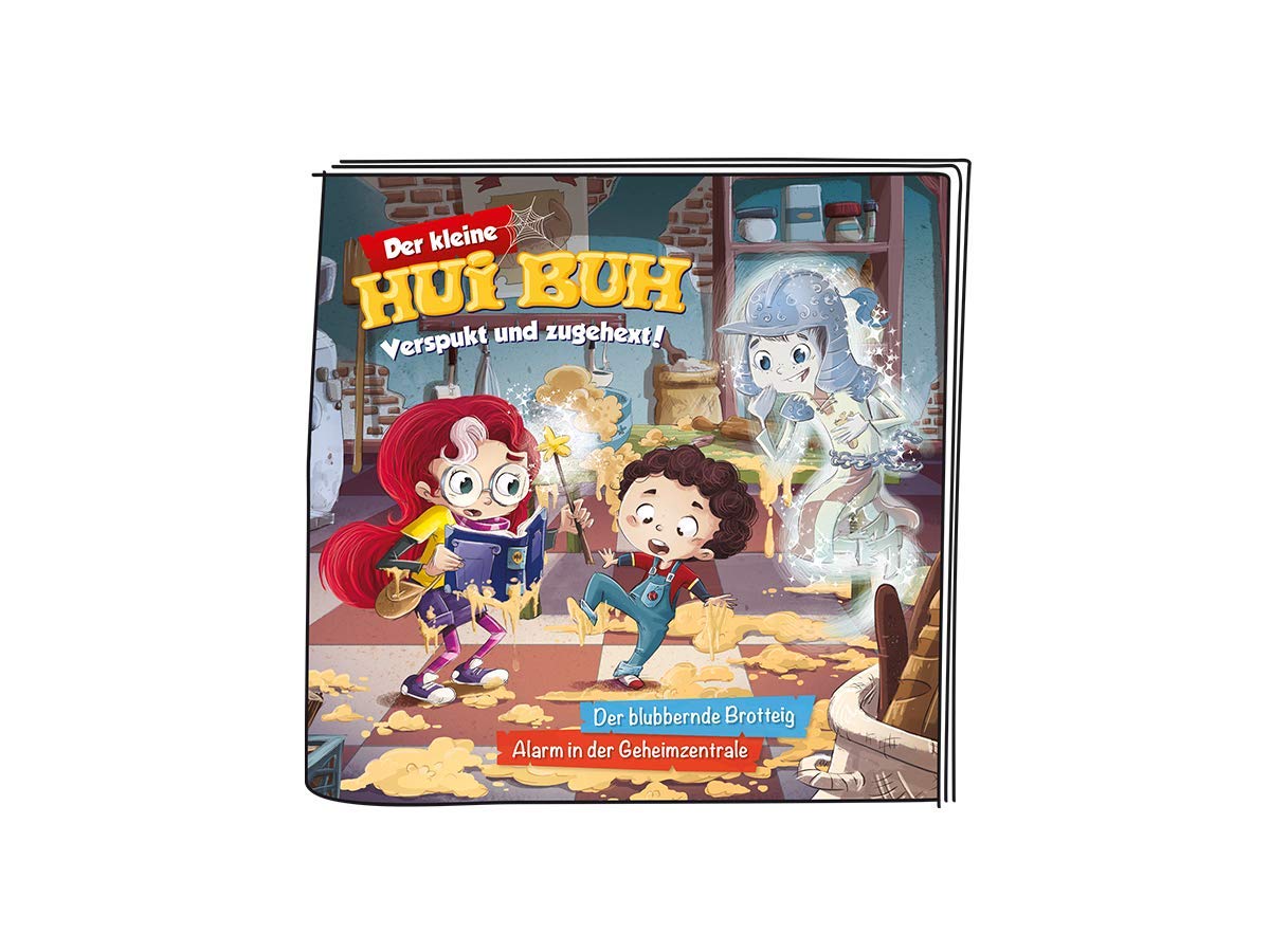 tonies Hörfigur für Toniebox, Der kleine HUI Buh - Der blubbernde Brotteig/Alarm in der Geheimzentrale, Hörspiel für Kinder ab 3 Jahren, Spielzeit ca. 70 Minuten