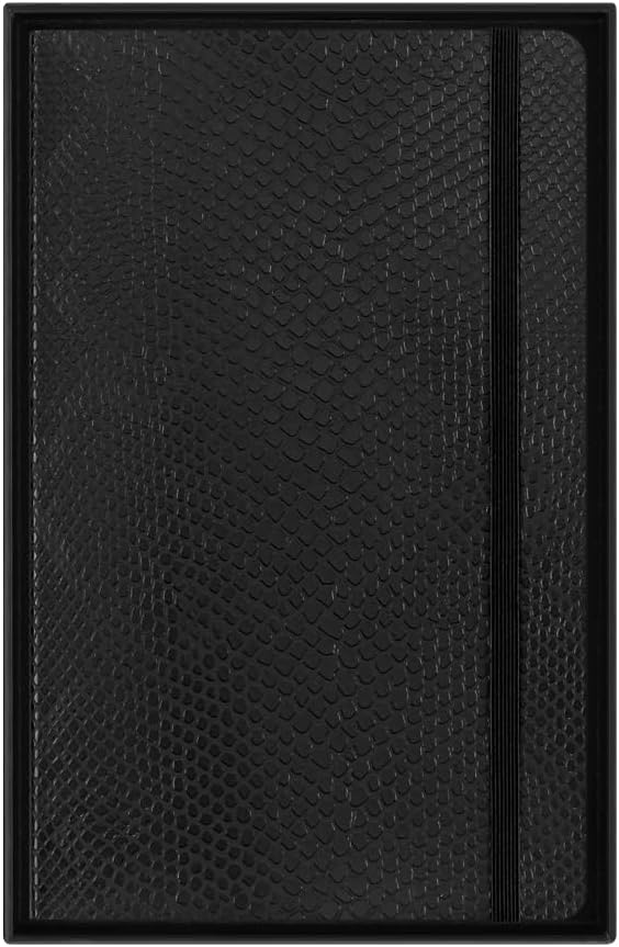 Moleskine Limited Edition Notebook Vegea, Large, Ruled, Black Boa, Soft Cover (5 x 8.25)