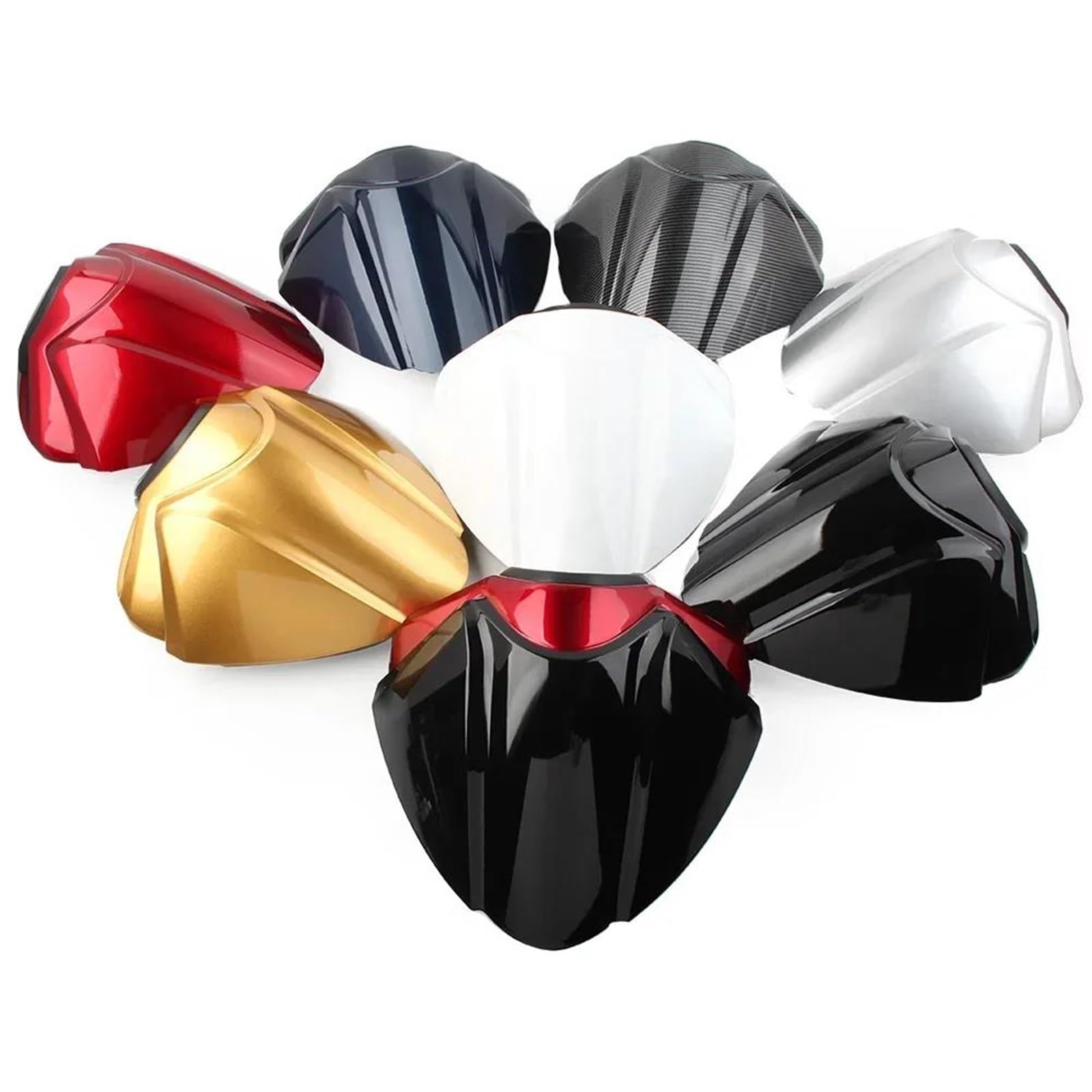 Motorrad Hinten Passagier Sozius Sitz Gugel Verkleidung Schwanz Abdeckung Für Suzuki Für Hayabusa GSXR1300 2021 2022 2023(Schwarz)