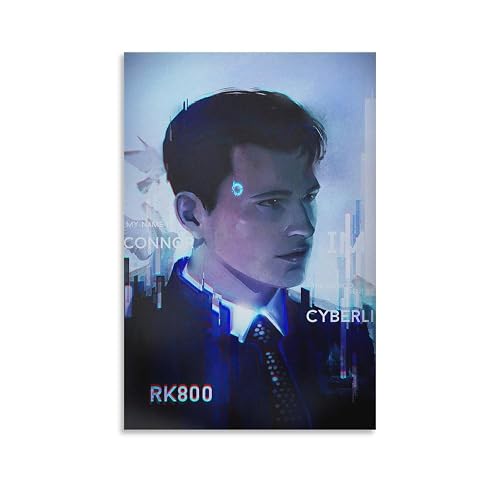 Detroit Become Human Video Gaming Posters Canvas Painting Decor Wall Print Photo Gifts Home Modern Decorative Posters 12x18inch(30x45cm) - 18L" x 12W" - Unframe-style-19