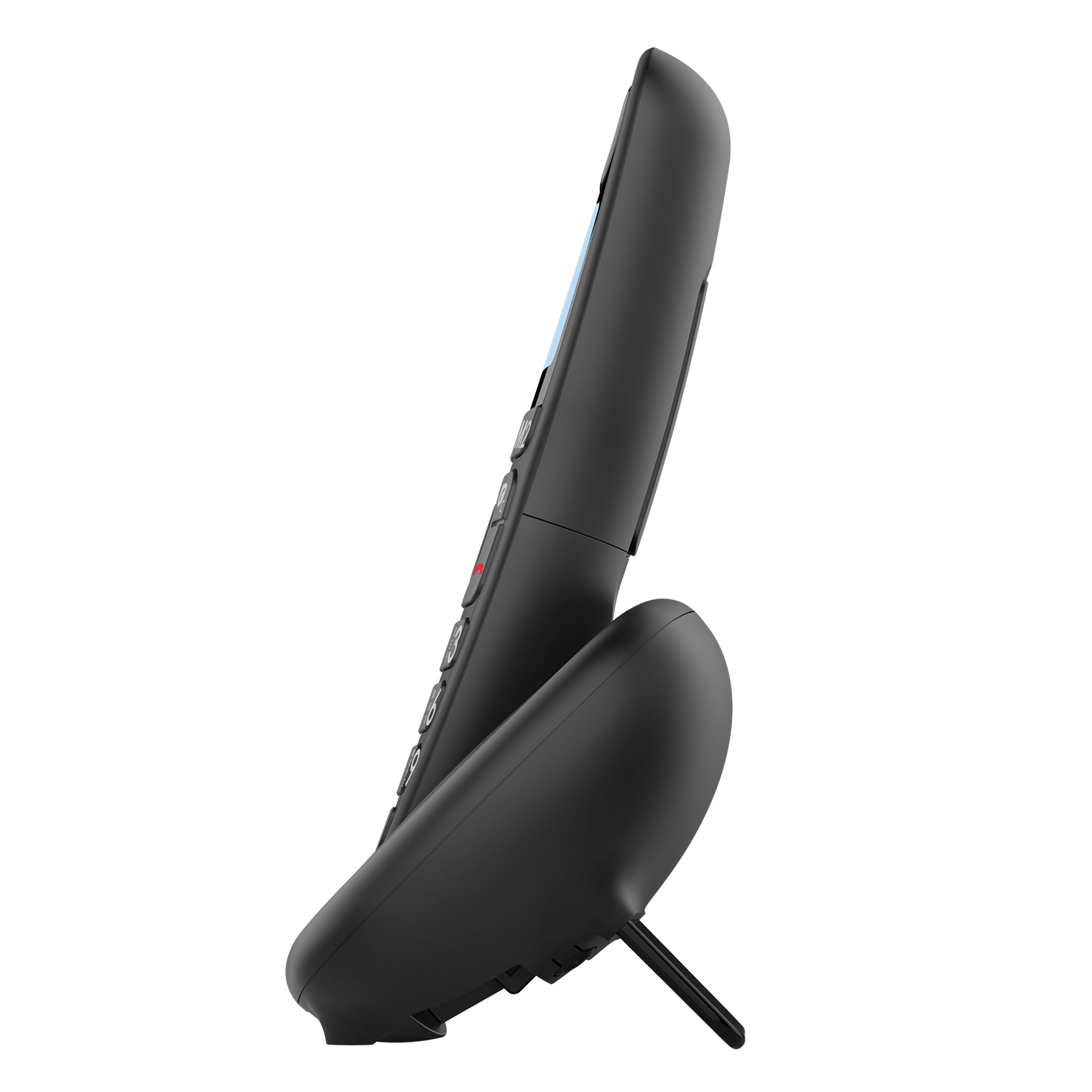 Alcatel XL595 B Voice Duo, telefono senza fili segreteria telefonica con 2 combinatori, grande schermo, audio-boost, funzione blocco chiamate