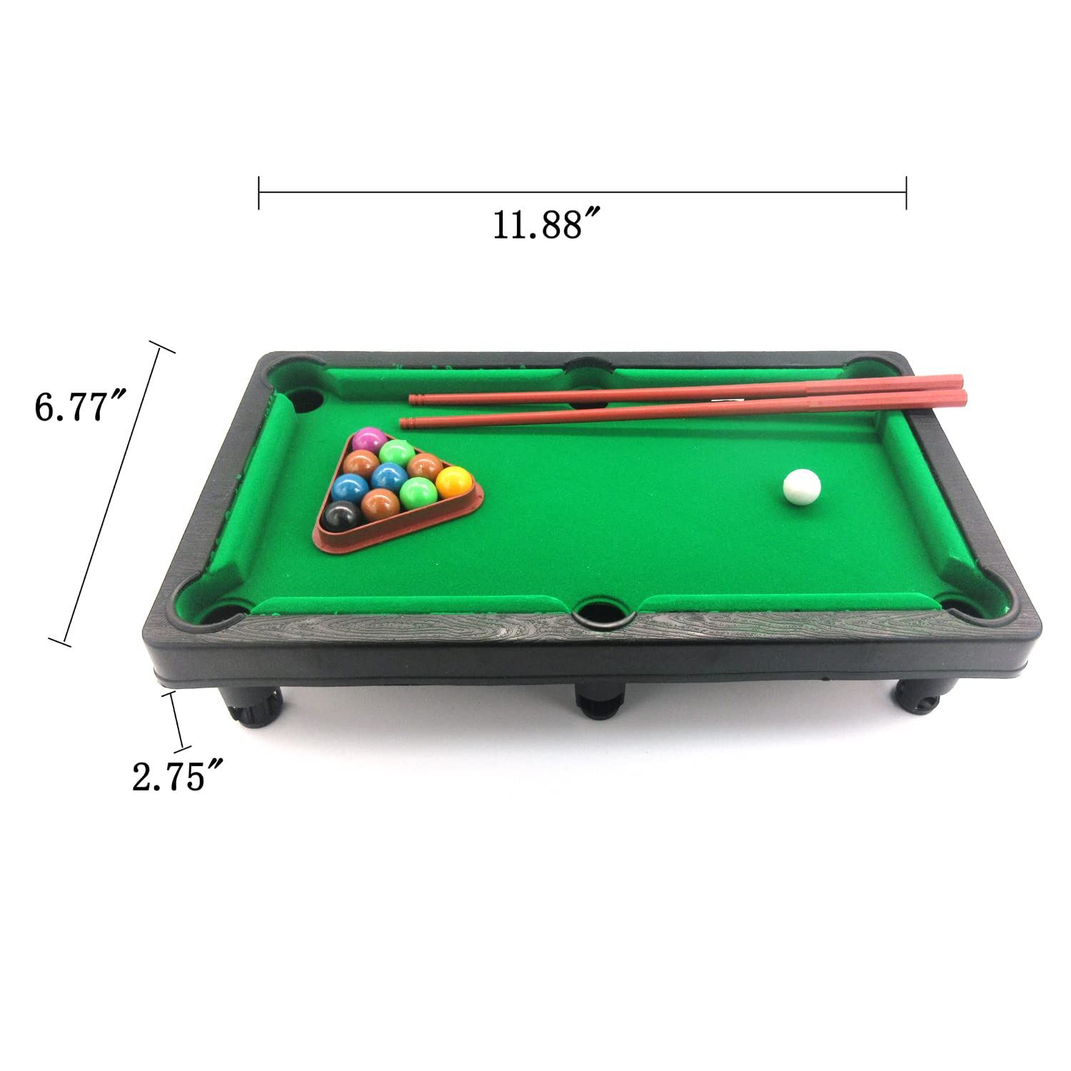 Table Games Set - Mini Foosball Game - Basketball Shooting Game - Tabletop Pool Mini Billiards - Supports six Players for Office Reduce Stress