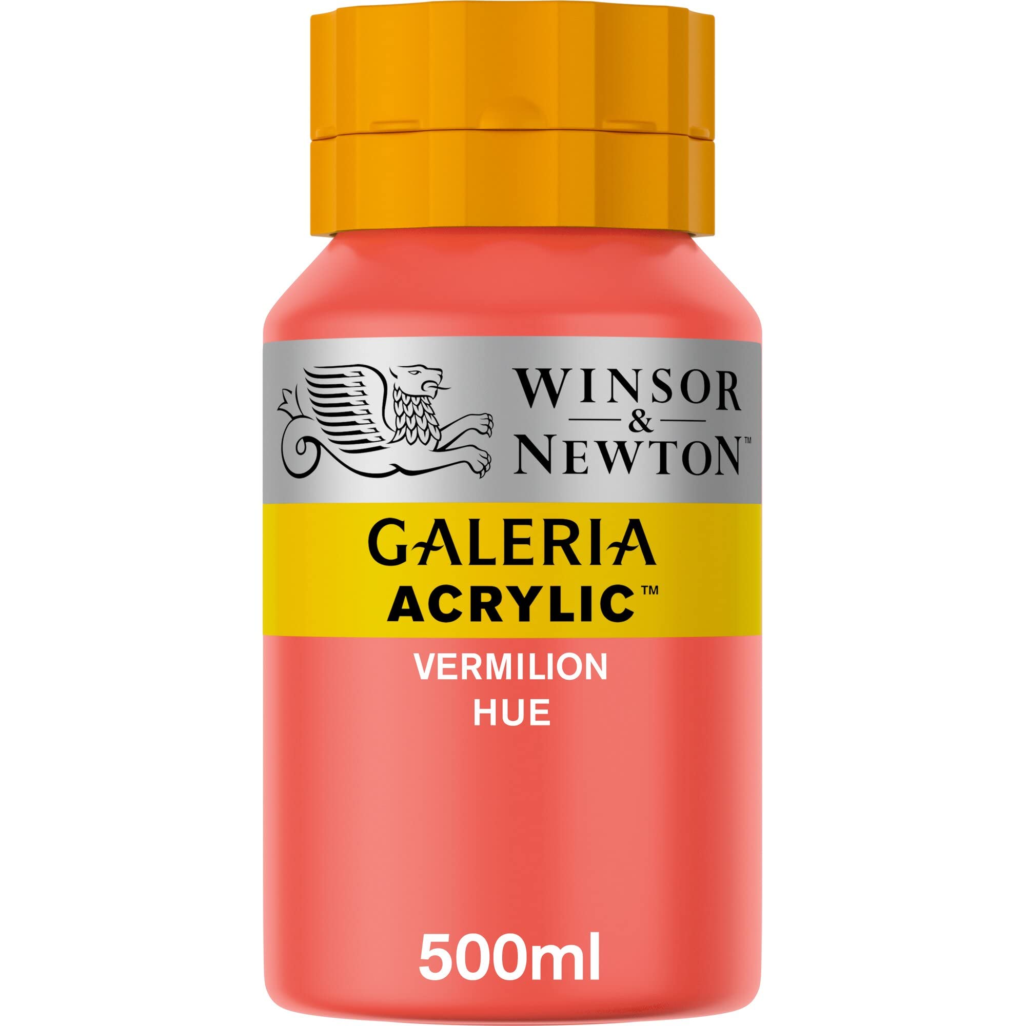 Winsor & Newton, Galeria Acrylic, Vermilion Hue, 500ml