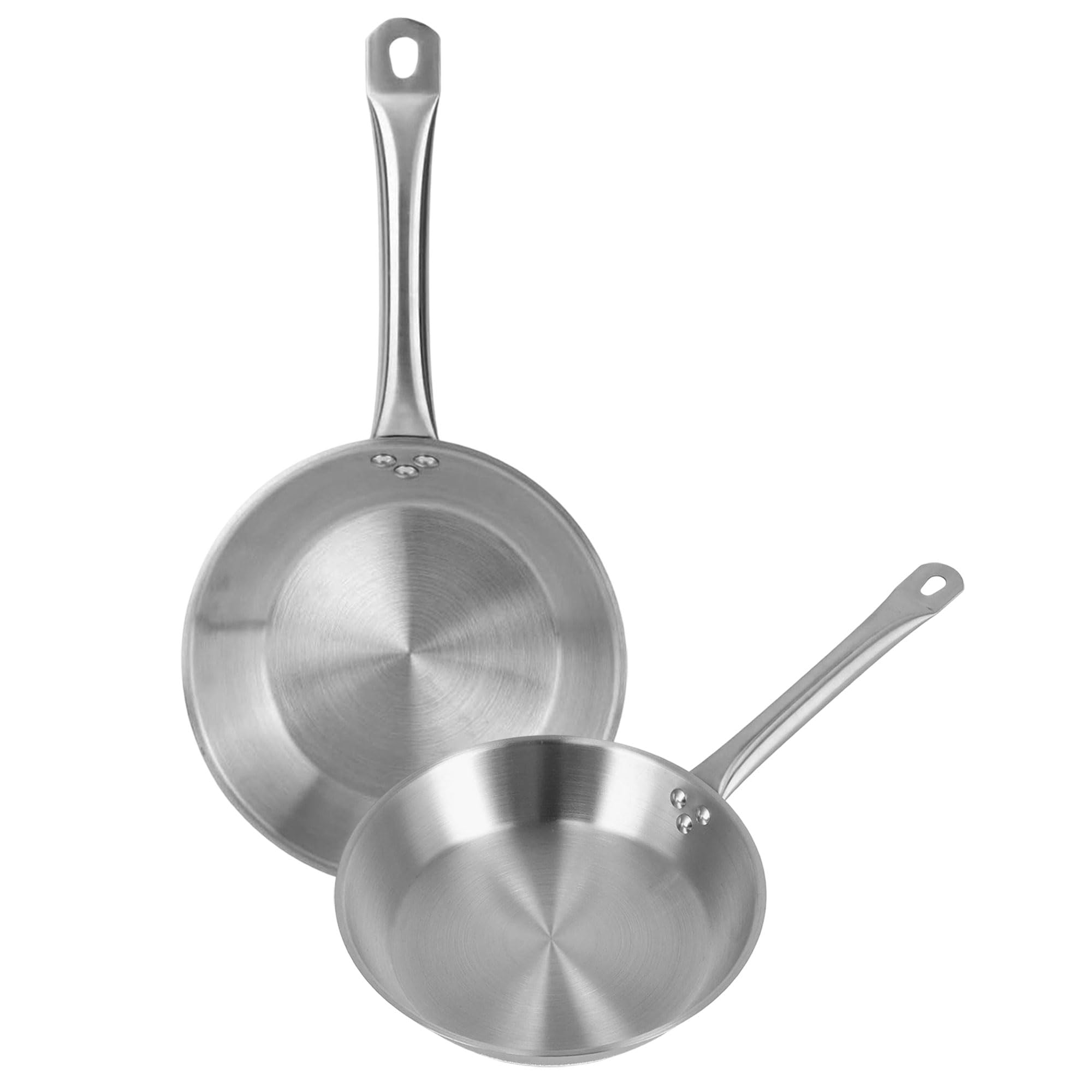 Well Home Set de 3 Sartenes Ø20Ø24Ø28cm en Acero inoxidable, Aptas para inducción y SIN antiadherente — view 14