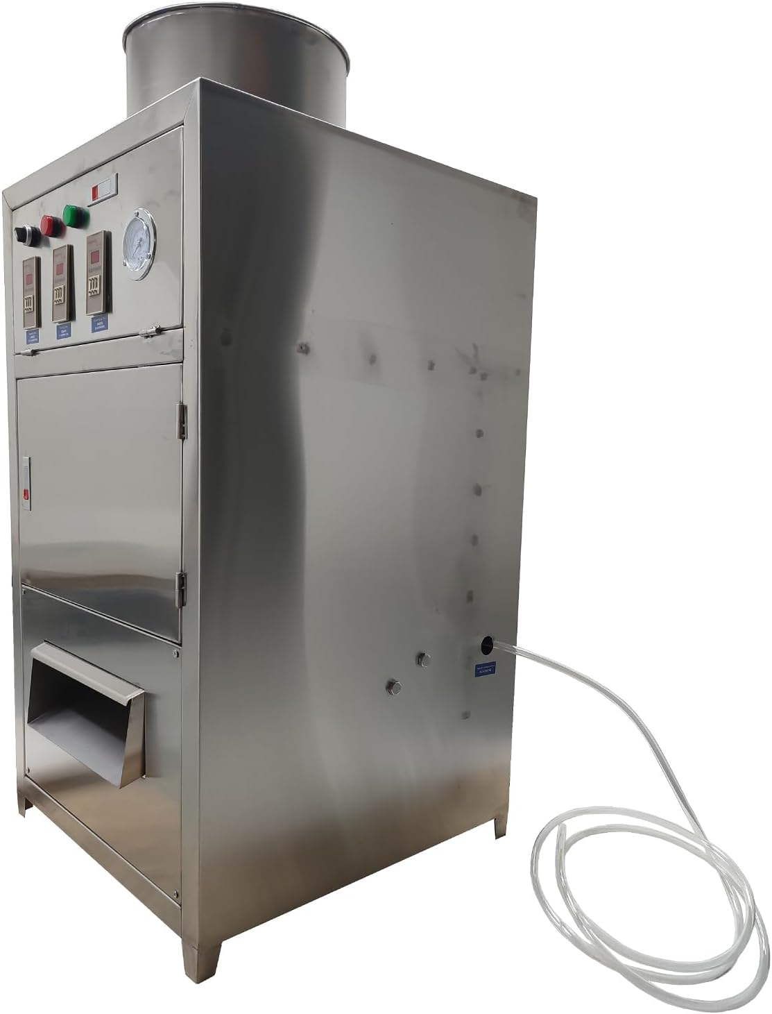 110V Electric Pneumatic Garlic Peeling Machine, 330 lbs/h Automatic Dry Garlic Garlic Peeler, Stainless Steel Clove Peeler Machine for Restaurants Commercial
