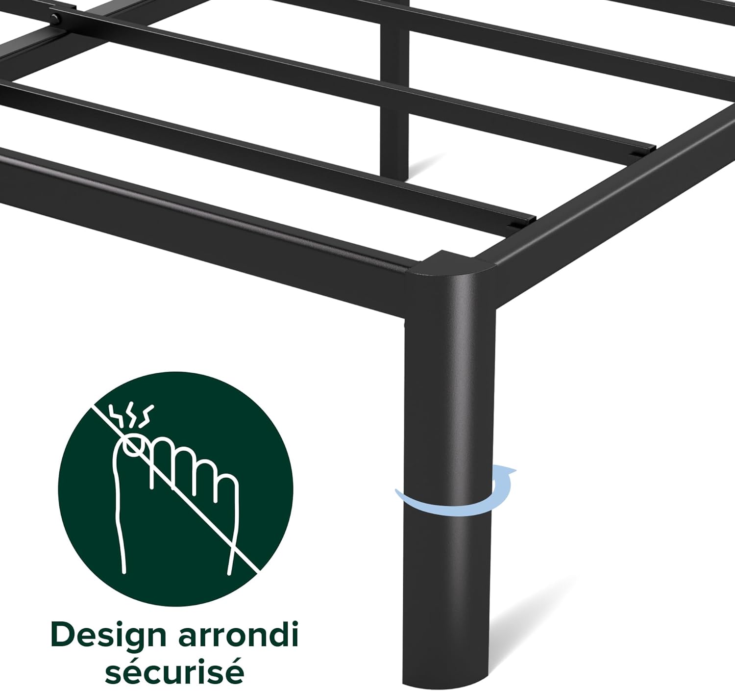 Image showing all components required for assembly, including clear instructions, individually identifiable parts, and a hexagonal ratchet wrench.