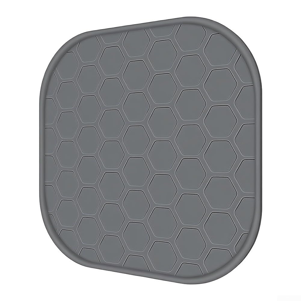 Alfombrilla Silicona Air Fryer 27x27cm Antideslizante(Gray)