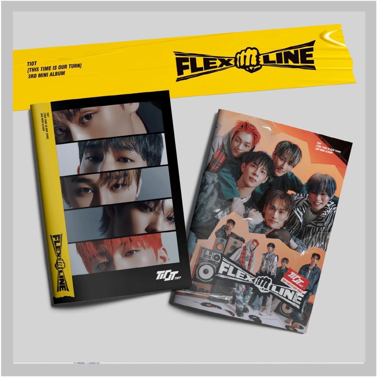 TIOT FLEX LINE 3rd Mini Album with Tracking Sealed (Photobook Steet Version) + Extra photocards