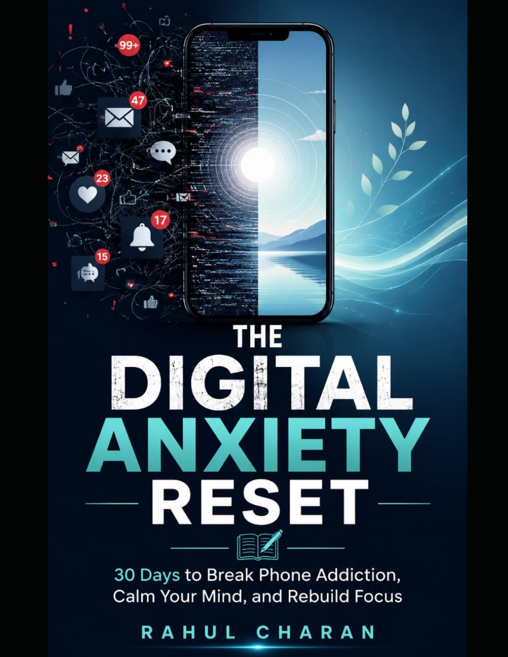The Digital Anxiety Reset: 30 Days to Break Phone Addiction, Calm Your Mind, and Rebuild Focus