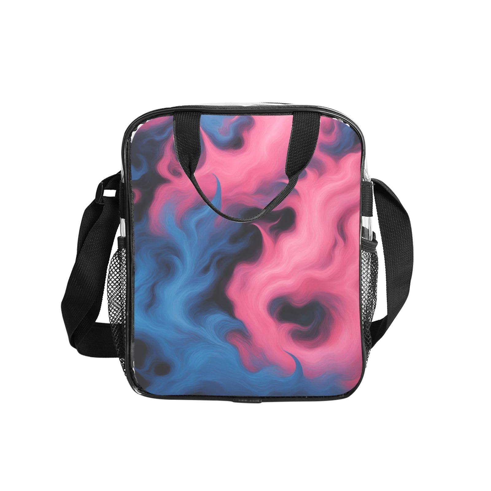 Sac à bandoulière transparent en PVC imperméable pour femmes et hommes