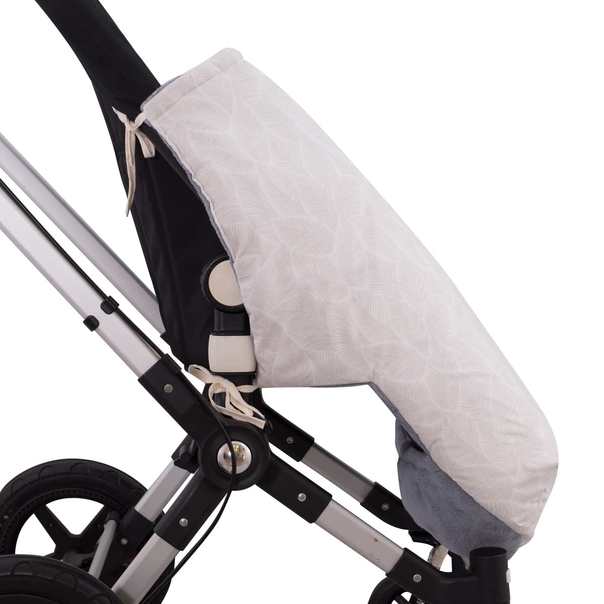 JYOKO Kids Saco Cubrepiés de Invierno Compatible con Portabebés, Sillas de Coche y Cochecitos de Paseo | Polar Teddy Extra Suave | Hecho en España (Bloom, Polar Teddy - 80 Cm)