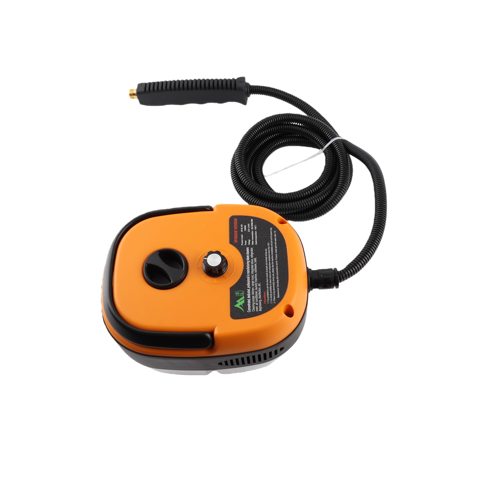 Limpiador de Vapor de Mano portátil de 2500 W, máquina de Limpieza a Vapor presurizada de Alta Temperatura con Cabezales de Cepillo para Muebles de Cocina, baño y Coche