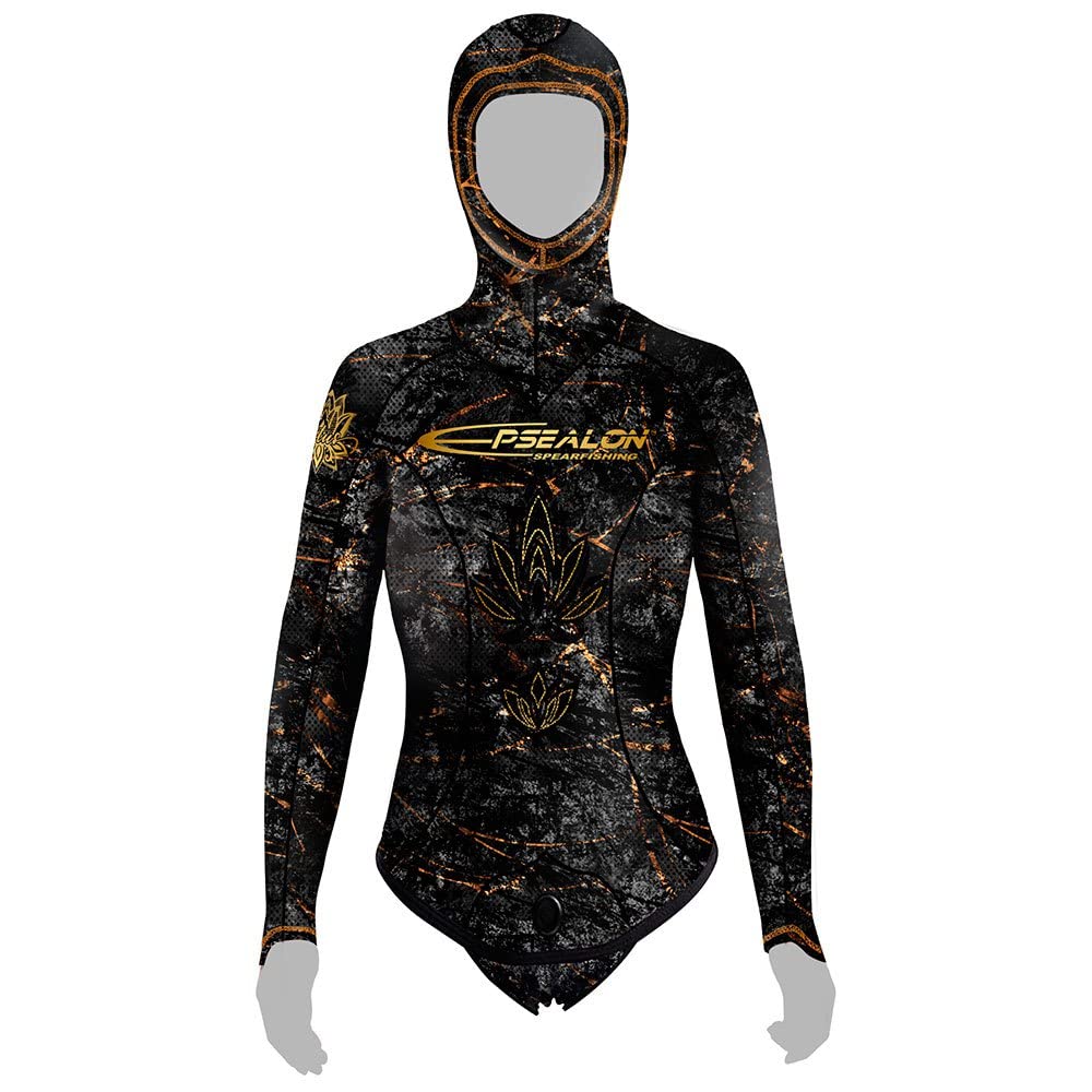 EPSEALON - Women's 5 mm Jackets - Lotus - Underwater Hunting, Diving - Jako Neoprene - SCS Sleeves