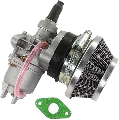 Carburateur 2 temps Carb pour Mini Quad Pocket Bike Mini Cross Dirt Pocket Bike Enfant ATV 47cc 49cc avec filtre à air