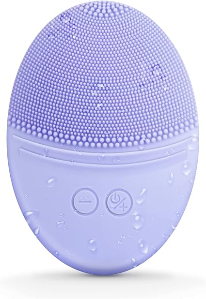 EZBASICS Facial Cleansing Brush Made with Ultra Hygienic Soft Silicone,