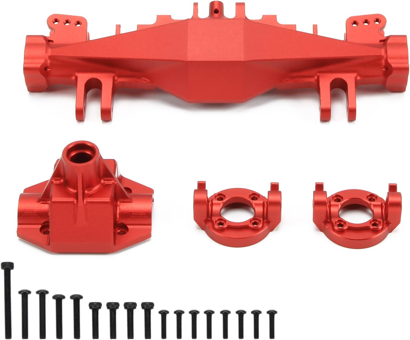 RCAWD Aluminum Front Axle Housing Set Complete w/C Hub